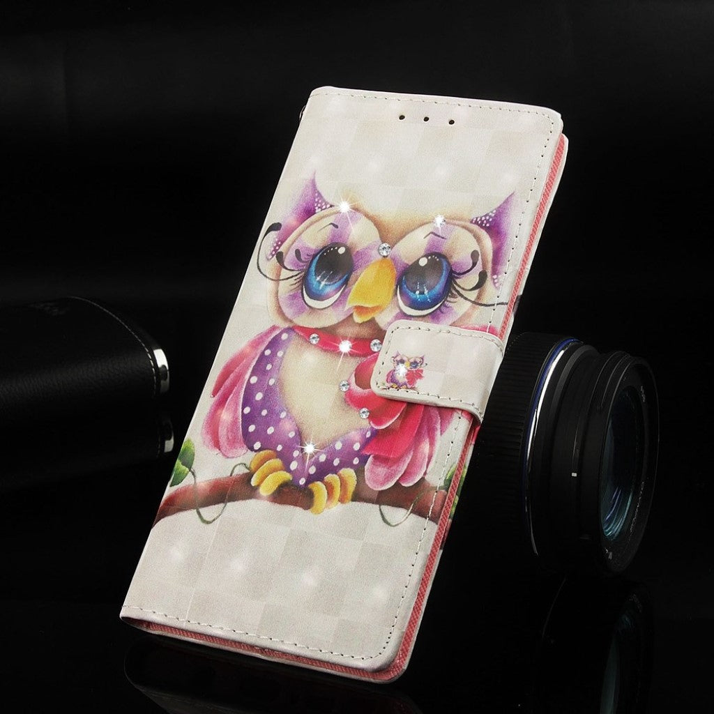 Rhinestone leather wallet case for iPhone XS Max