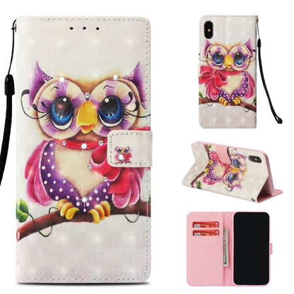 Rhinestone leather wallet case for iPhone XS Max