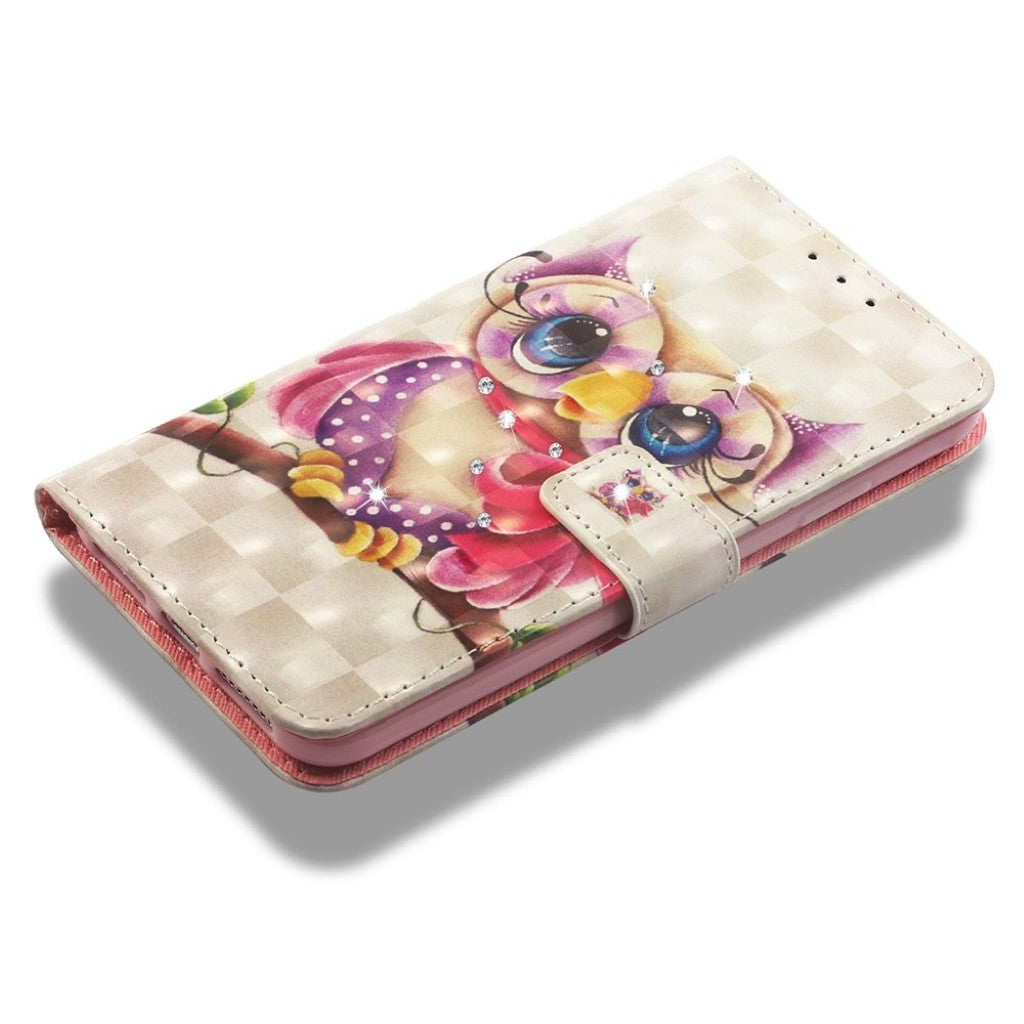 Rhinestone leather wallet case for iPhone XS Max