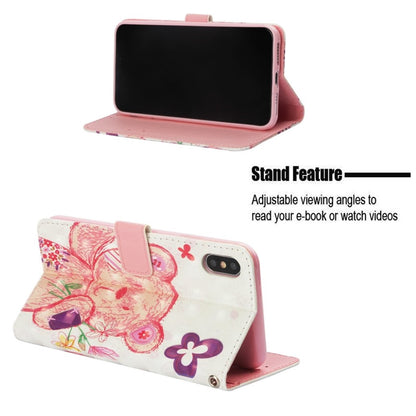 Rhinestone leather wallet case for iPhone XS Max